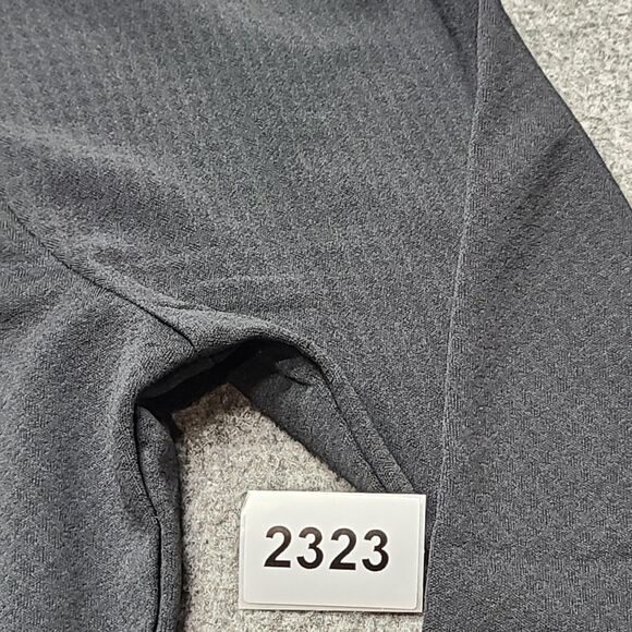 Trimark Pullover Womens Medium Black Half Zip Long Sleeve Eco Knit Performance - Picture 8 of 8